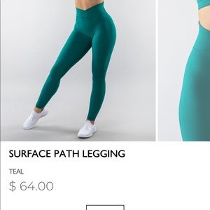Alphalete surface path leggings NAVY BLUE not teal